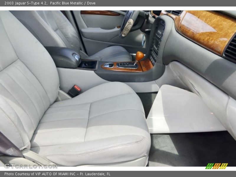 Pacific Blue Metallic / Dove 2003 Jaguar S-Type 4.2