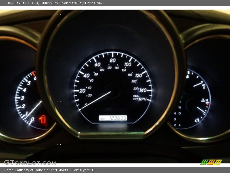 Millinnium Silver Metallic / Light Gray 2004 Lexus RX 330