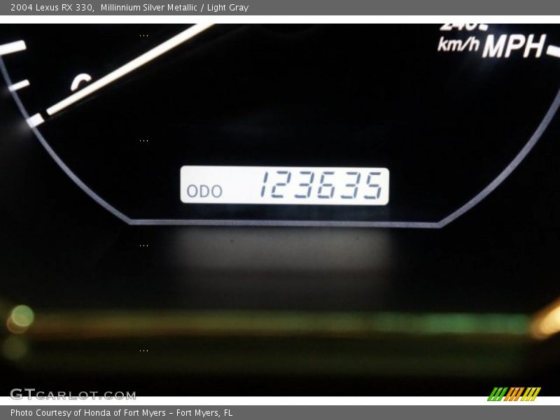 Millinnium Silver Metallic / Light Gray 2004 Lexus RX 330