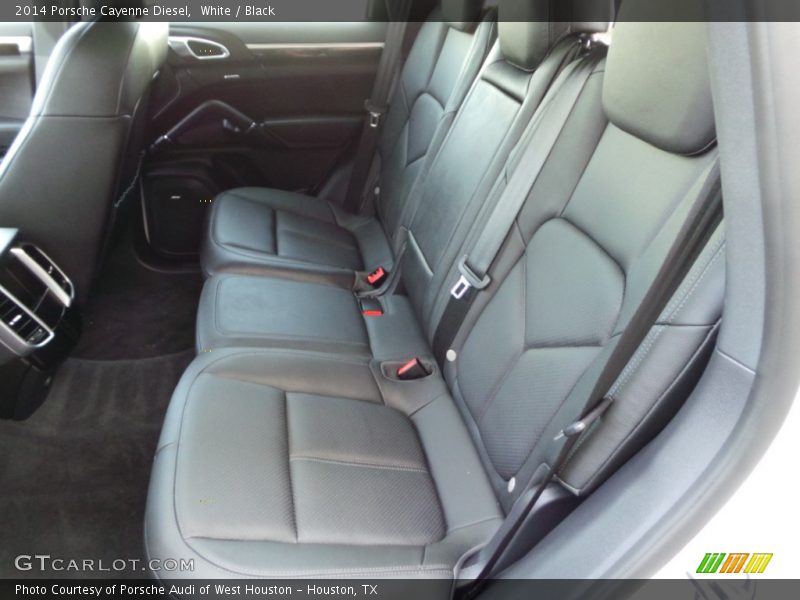 White / Black 2014 Porsche Cayenne Diesel