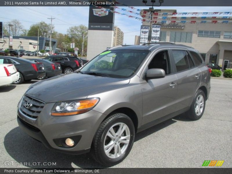 Mineral Gray / Cocoa Black 2011 Hyundai Santa Fe Limited AWD