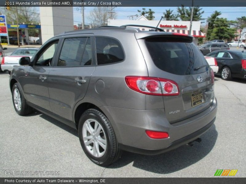Mineral Gray / Cocoa Black 2011 Hyundai Santa Fe Limited AWD