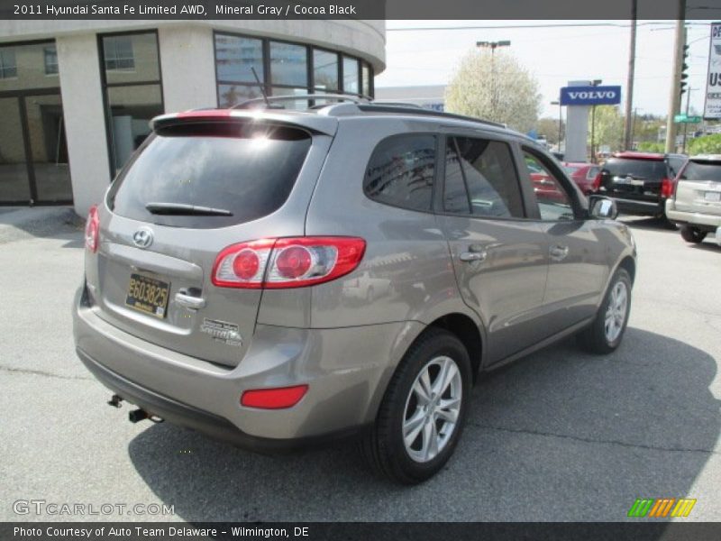 Mineral Gray / Cocoa Black 2011 Hyundai Santa Fe Limited AWD