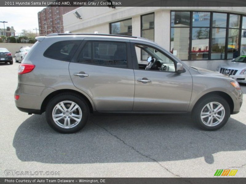 Mineral Gray / Cocoa Black 2011 Hyundai Santa Fe Limited AWD