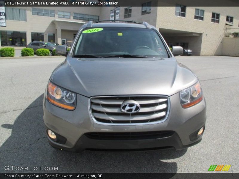 Mineral Gray / Cocoa Black 2011 Hyundai Santa Fe Limited AWD