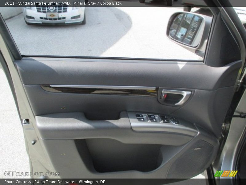 Mineral Gray / Cocoa Black 2011 Hyundai Santa Fe Limited AWD