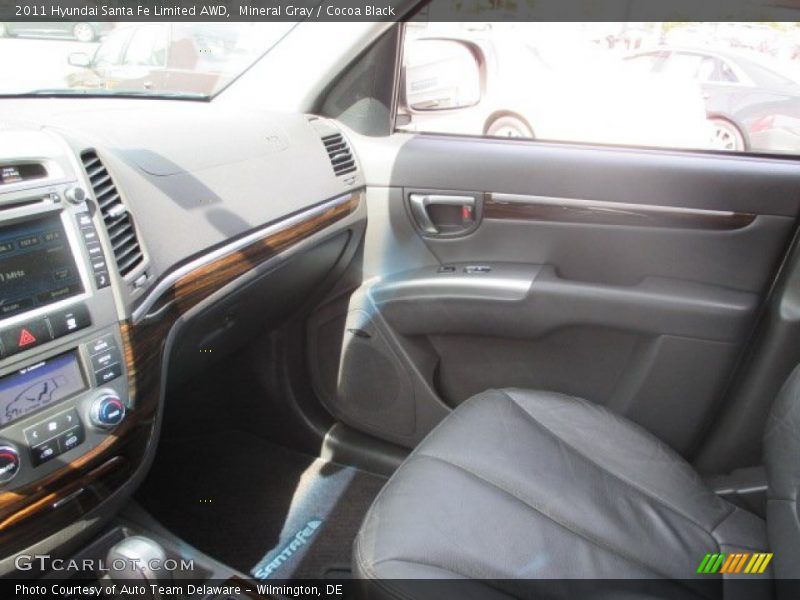 Mineral Gray / Cocoa Black 2011 Hyundai Santa Fe Limited AWD