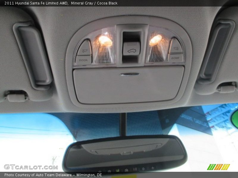 Mineral Gray / Cocoa Black 2011 Hyundai Santa Fe Limited AWD