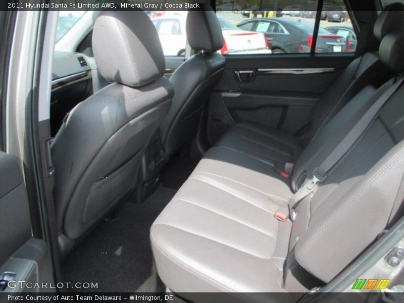 Mineral Gray / Cocoa Black 2011 Hyundai Santa Fe Limited AWD