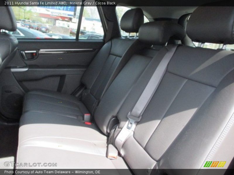 Mineral Gray / Cocoa Black 2011 Hyundai Santa Fe Limited AWD