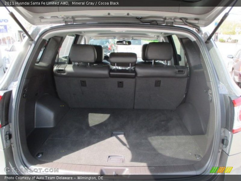 Mineral Gray / Cocoa Black 2011 Hyundai Santa Fe Limited AWD