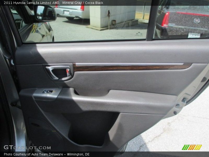Mineral Gray / Cocoa Black 2011 Hyundai Santa Fe Limited AWD
