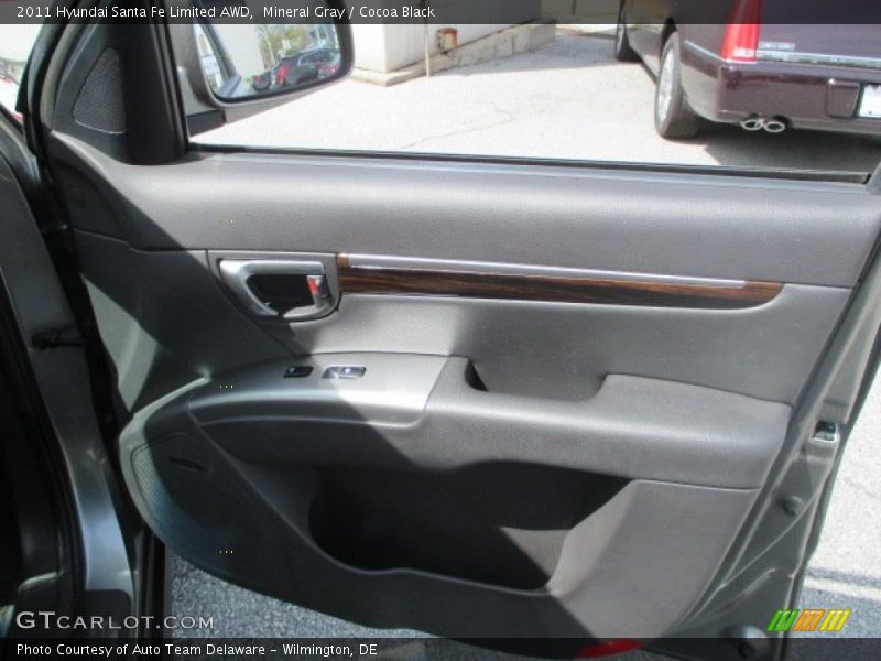Mineral Gray / Cocoa Black 2011 Hyundai Santa Fe Limited AWD