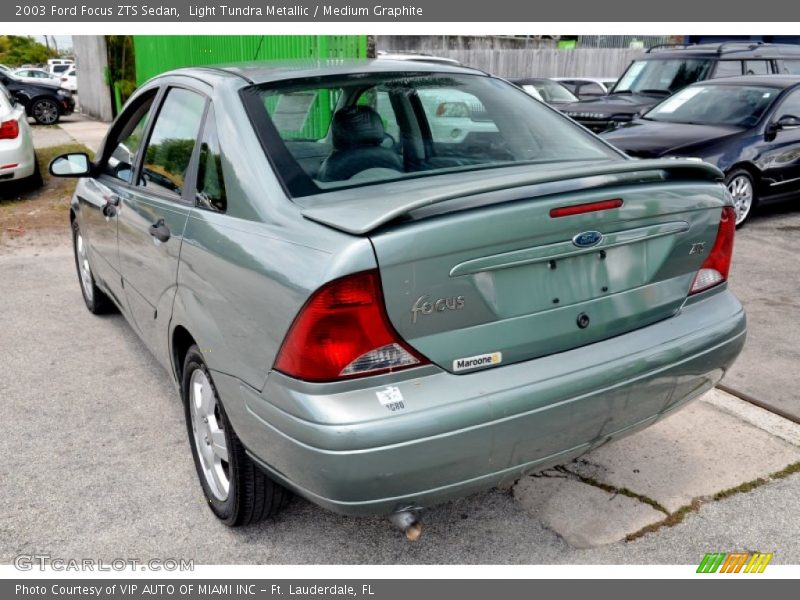 Light Tundra Metallic / Medium Graphite 2003 Ford Focus ZTS Sedan