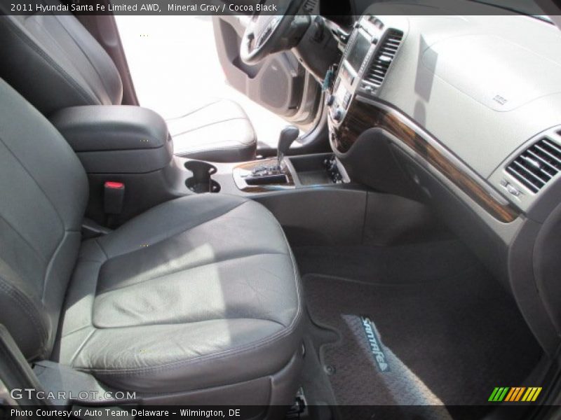 Mineral Gray / Cocoa Black 2011 Hyundai Santa Fe Limited AWD