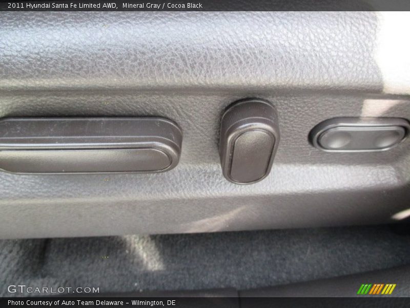 Mineral Gray / Cocoa Black 2011 Hyundai Santa Fe Limited AWD