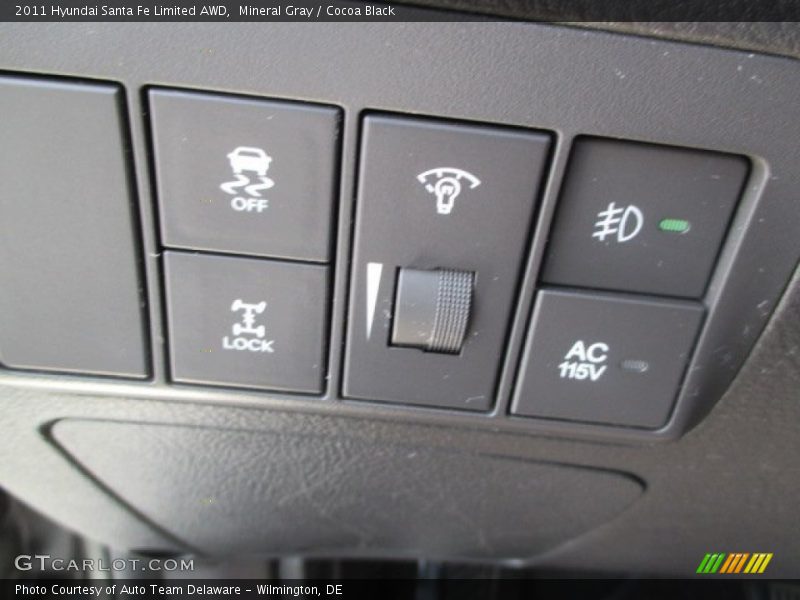 Mineral Gray / Cocoa Black 2011 Hyundai Santa Fe Limited AWD