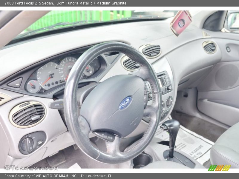 Light Tundra Metallic / Medium Graphite 2003 Ford Focus ZTS Sedan