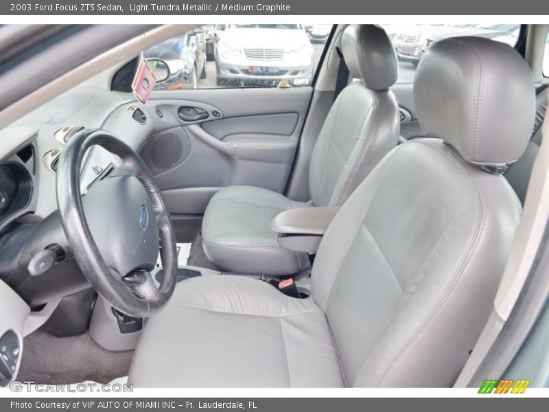 Light Tundra Metallic / Medium Graphite 2003 Ford Focus ZTS Sedan