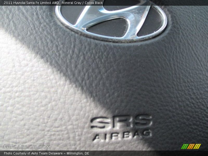 Mineral Gray / Cocoa Black 2011 Hyundai Santa Fe Limited AWD