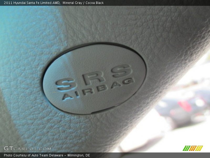 Mineral Gray / Cocoa Black 2011 Hyundai Santa Fe Limited AWD