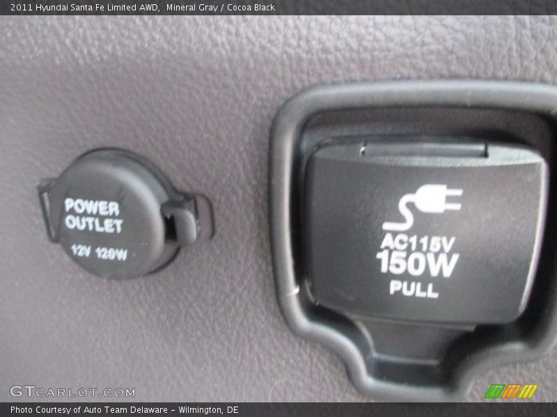 Mineral Gray / Cocoa Black 2011 Hyundai Santa Fe Limited AWD