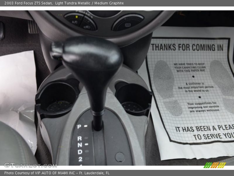 Light Tundra Metallic / Medium Graphite 2003 Ford Focus ZTS Sedan