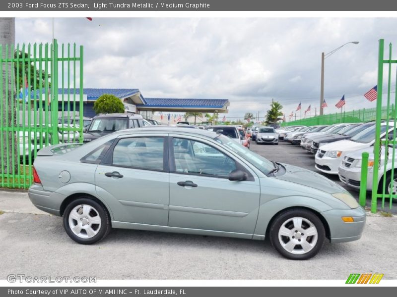 Light Tundra Metallic / Medium Graphite 2003 Ford Focus ZTS Sedan