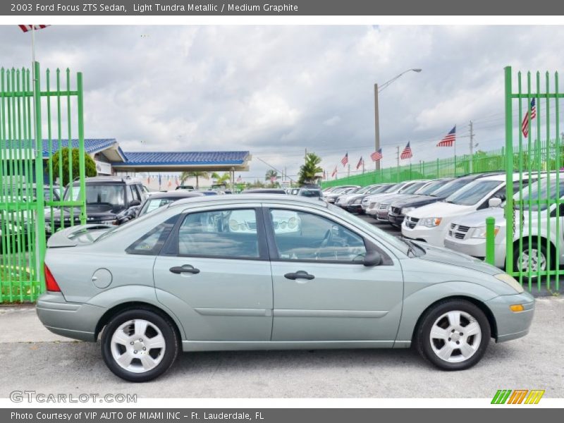 Light Tundra Metallic / Medium Graphite 2003 Ford Focus ZTS Sedan