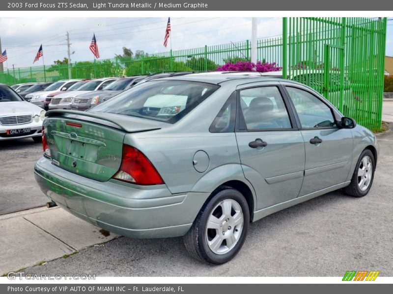Light Tundra Metallic / Medium Graphite 2003 Ford Focus ZTS Sedan
