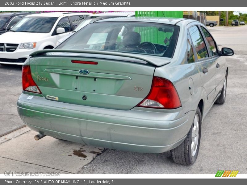 Light Tundra Metallic / Medium Graphite 2003 Ford Focus ZTS Sedan