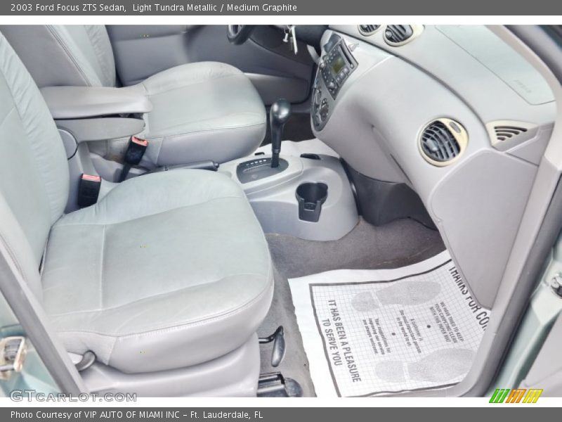 Light Tundra Metallic / Medium Graphite 2003 Ford Focus ZTS Sedan
