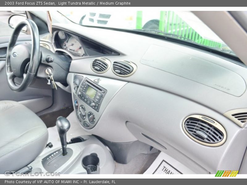 Light Tundra Metallic / Medium Graphite 2003 Ford Focus ZTS Sedan