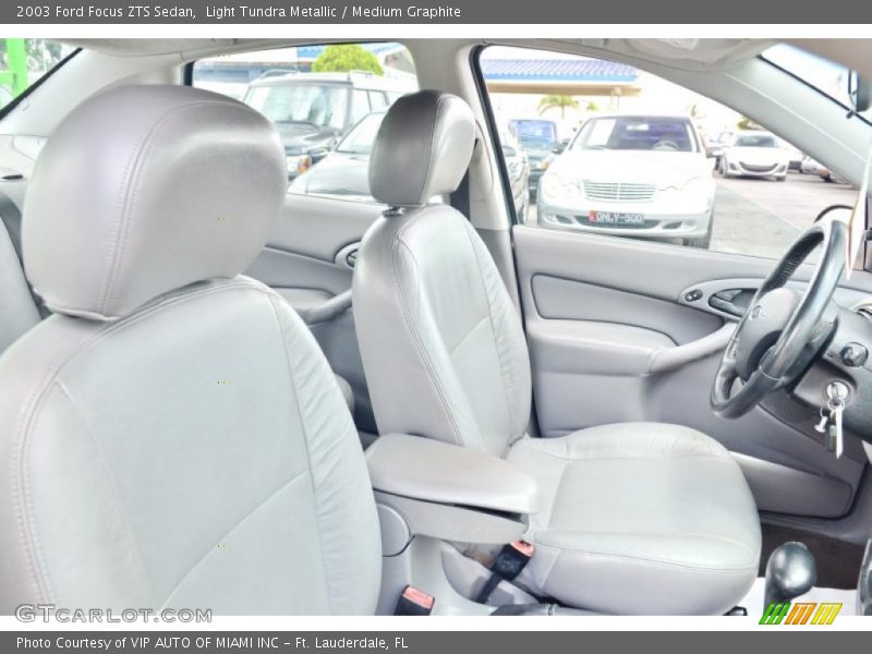 Light Tundra Metallic / Medium Graphite 2003 Ford Focus ZTS Sedan