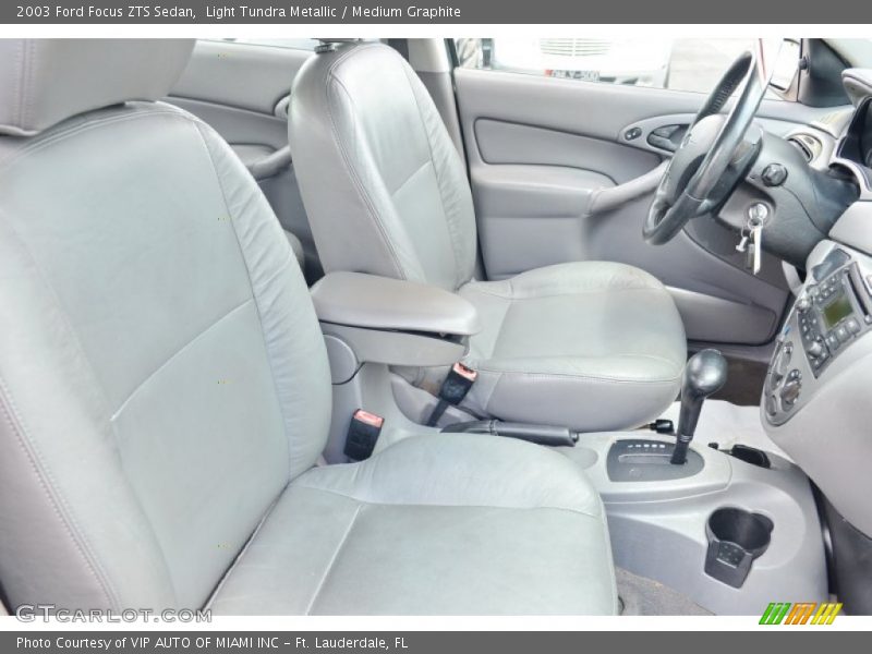 Light Tundra Metallic / Medium Graphite 2003 Ford Focus ZTS Sedan