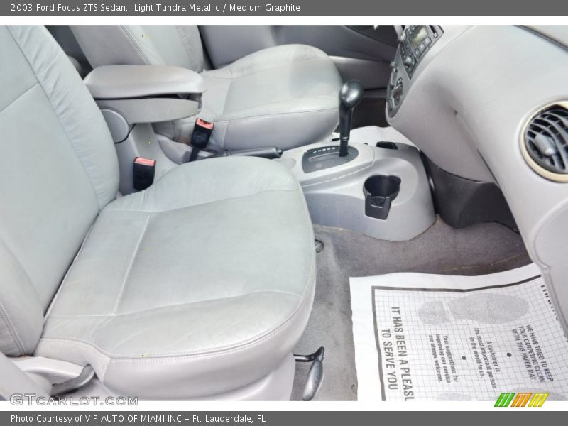 Light Tundra Metallic / Medium Graphite 2003 Ford Focus ZTS Sedan