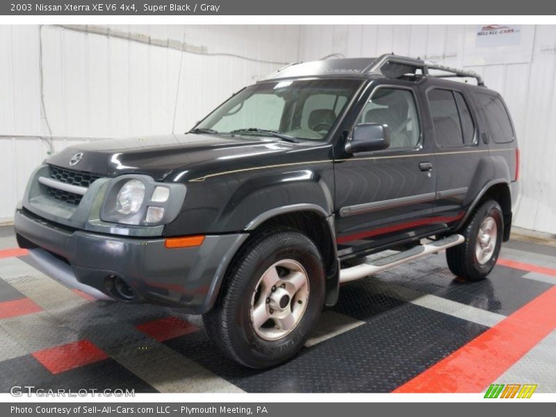 Super Black / Gray 2003 Nissan Xterra XE V6 4x4