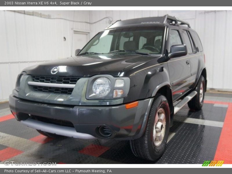 Super Black / Gray 2003 Nissan Xterra XE V6 4x4