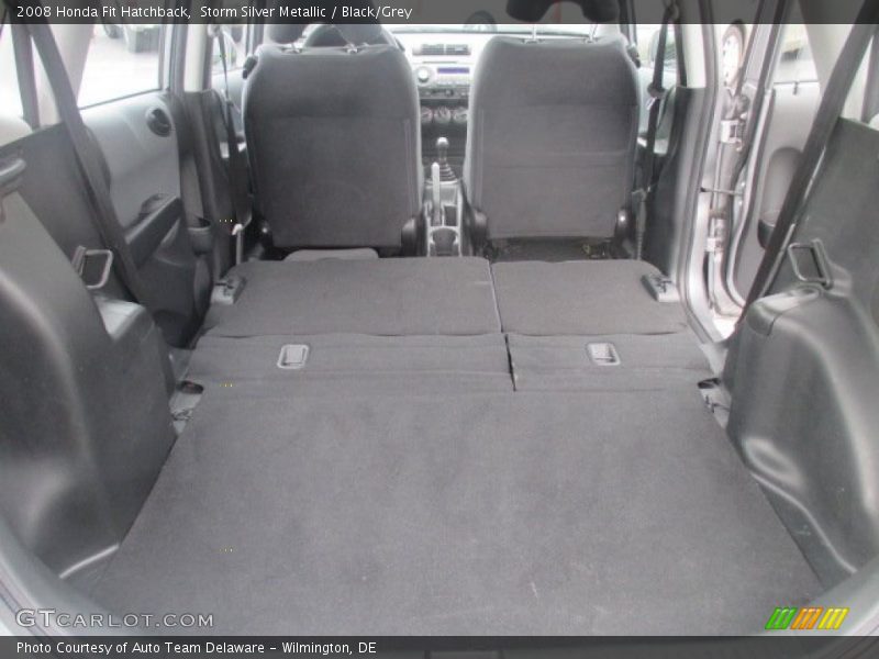 Storm Silver Metallic / Black/Grey 2008 Honda Fit Hatchback