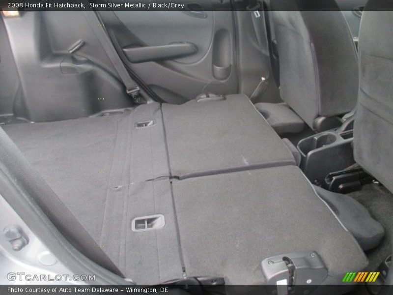 Storm Silver Metallic / Black/Grey 2008 Honda Fit Hatchback