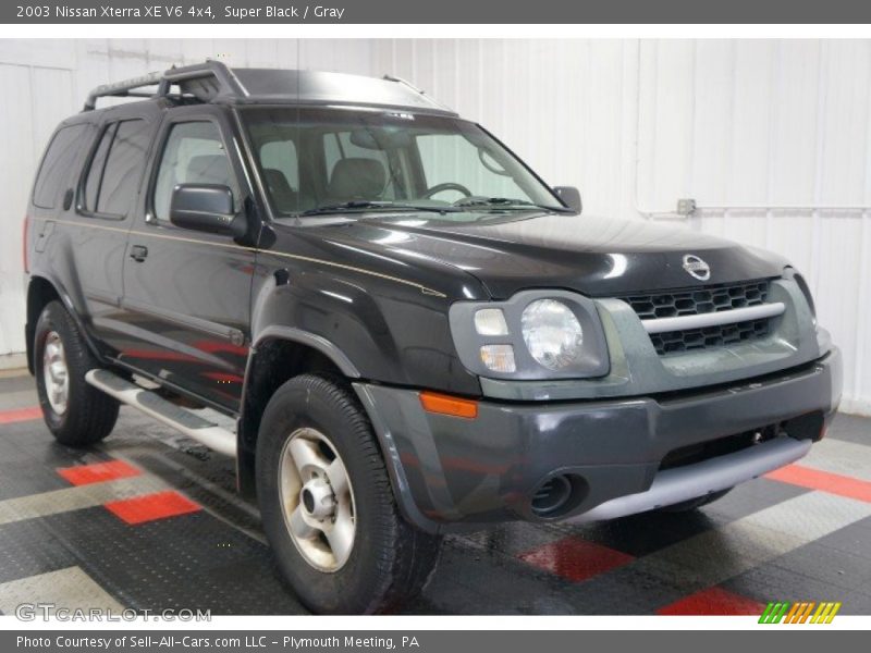 Super Black / Gray 2003 Nissan Xterra XE V6 4x4
