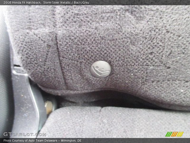 Storm Silver Metallic / Black/Grey 2008 Honda Fit Hatchback