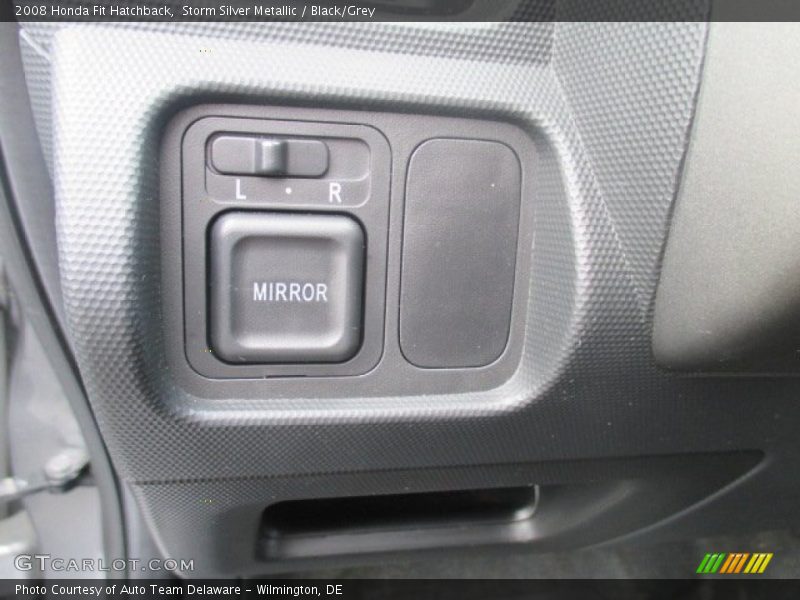 Storm Silver Metallic / Black/Grey 2008 Honda Fit Hatchback