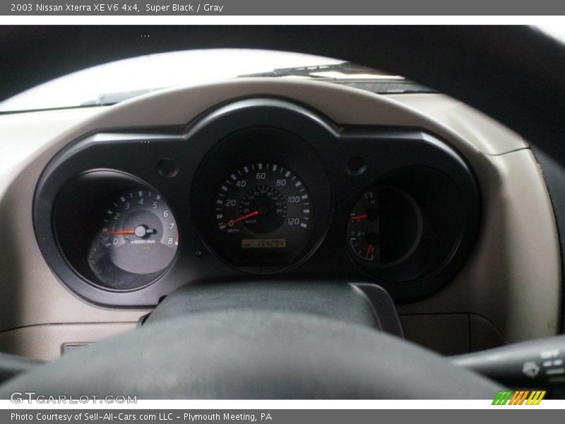 Super Black / Gray 2003 Nissan Xterra XE V6 4x4