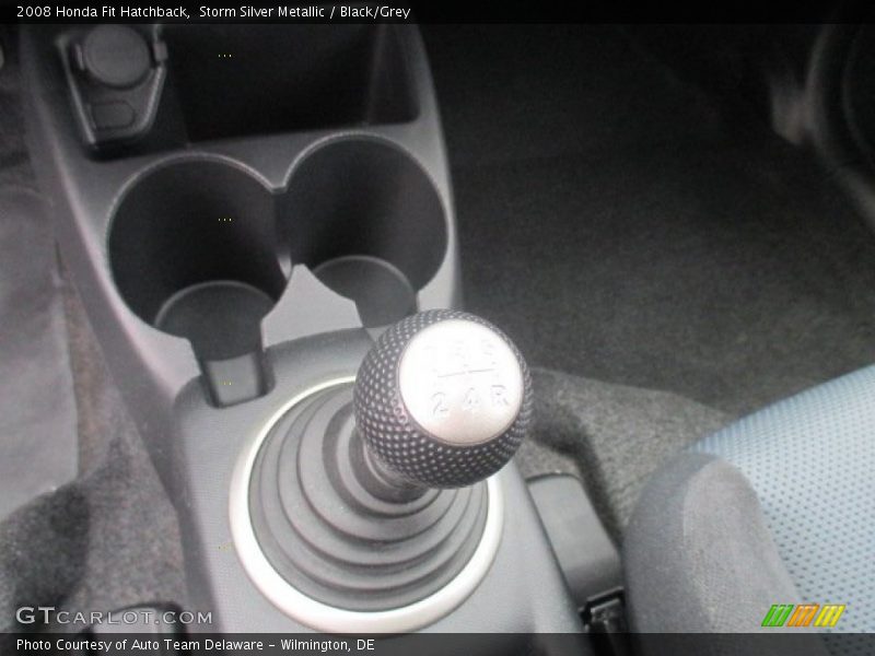 Storm Silver Metallic / Black/Grey 2008 Honda Fit Hatchback