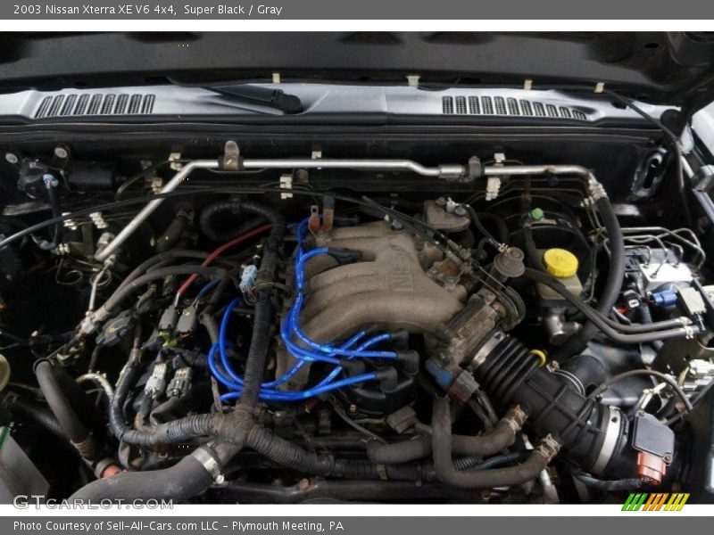 Super Black / Gray 2003 Nissan Xterra XE V6 4x4