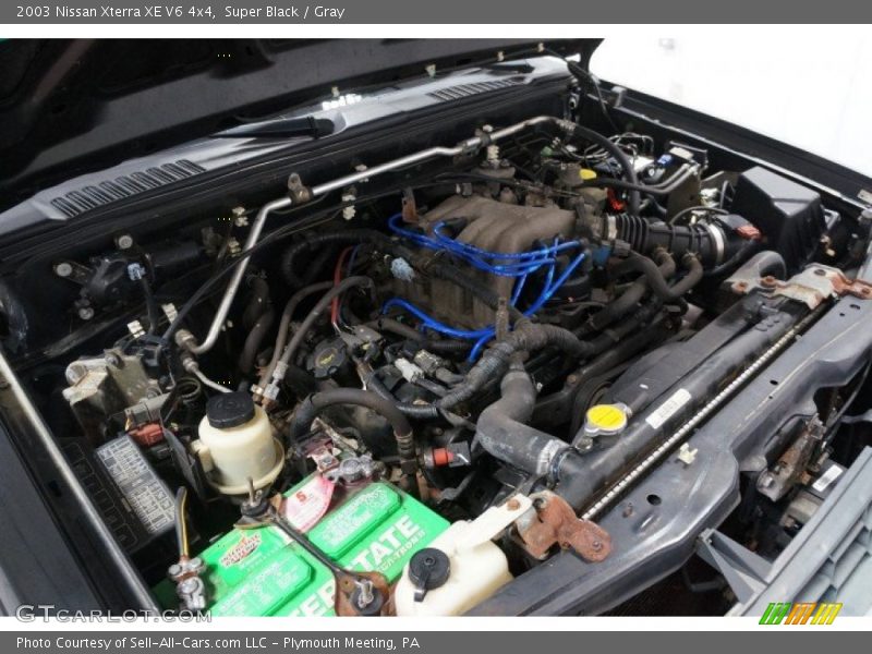 Super Black / Gray 2003 Nissan Xterra XE V6 4x4