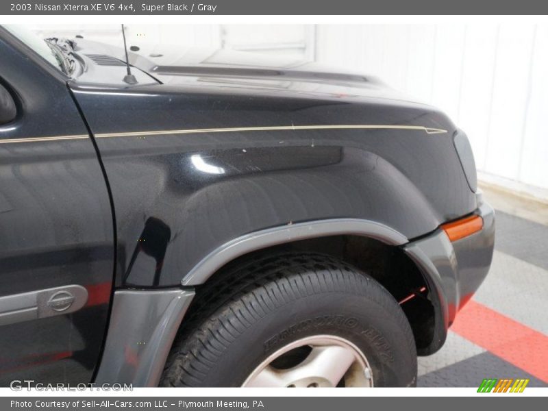 Super Black / Gray 2003 Nissan Xterra XE V6 4x4