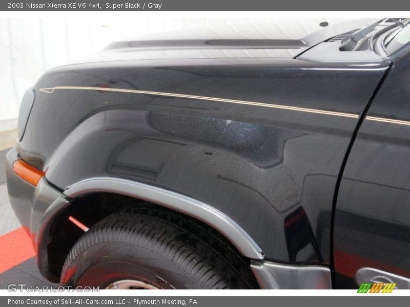 Super Black / Gray 2003 Nissan Xterra XE V6 4x4