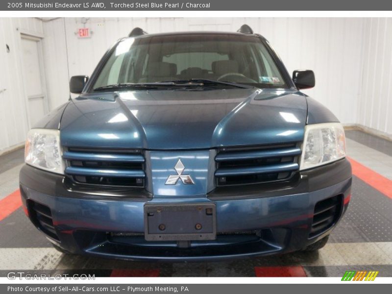 Torched Steel Blue Pearl / Charcoal 2005 Mitsubishi Endeavor LS AWD